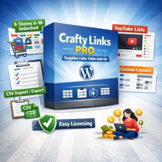 Crafty Links Pro Plugin for WordPress
